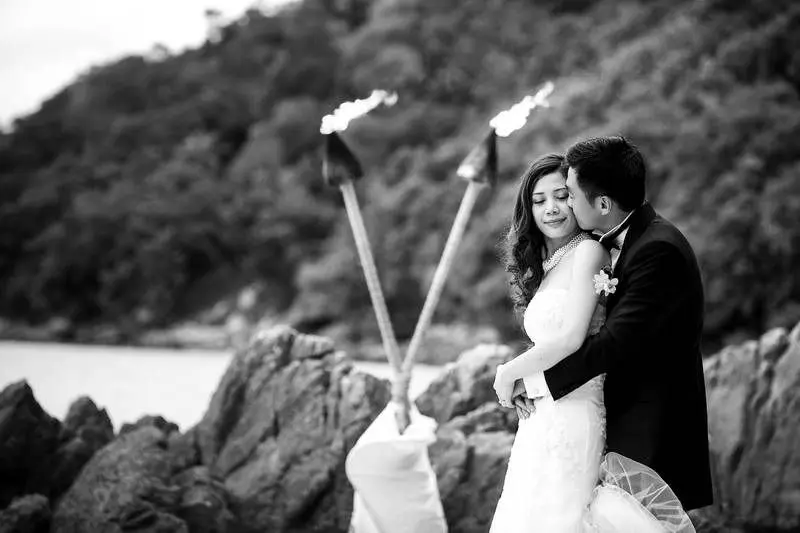 Koh Tao beach wedding photoshoot